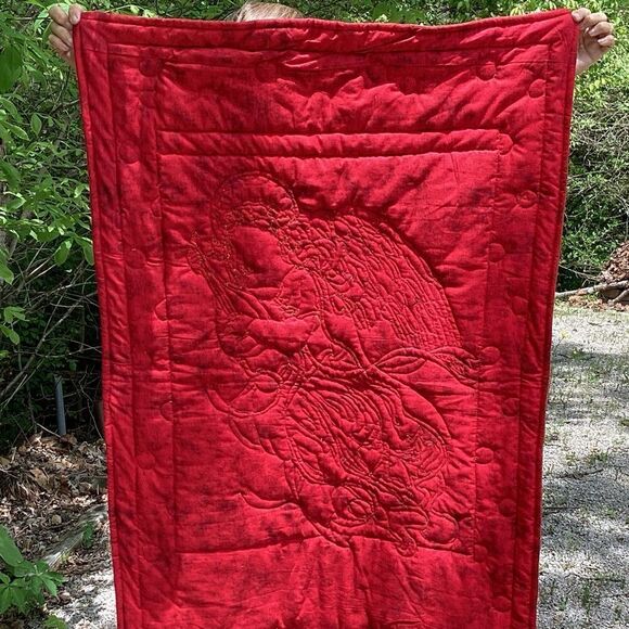 NWT. Hand Crafted Quilt Golden Christmas Angel Playing Lute - Picture 13 of 16